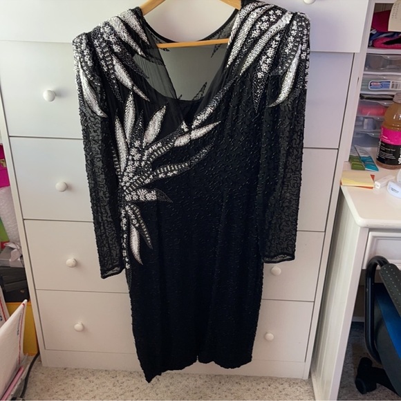 VINTAGE LILLIE RUBIN DRESS - Picture 3 of 5